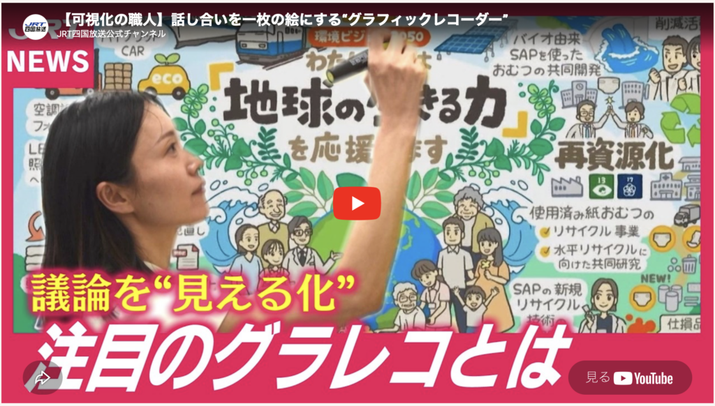 グラレコ 可視化 YouTube テレビ放送